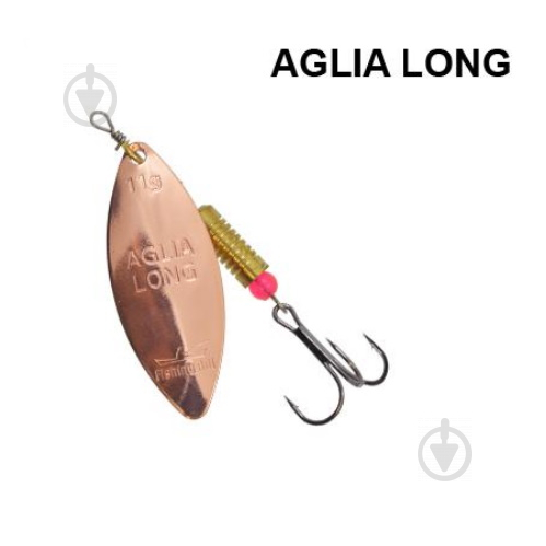 Блесна-вертушка Fishing ROI 5 г Aglia Long N 003 bronze - фото 1