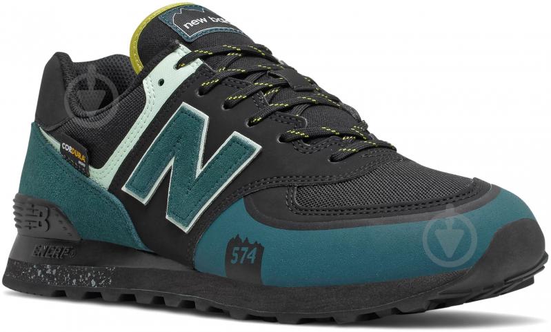 Кросівки чоловічі New Balance 574 U574TX2 р.45 чорні - фото 4