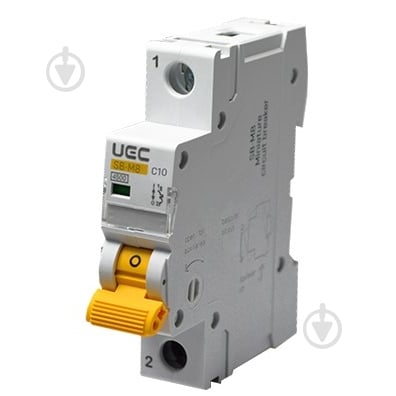 Автоматический выключатель UEC SB-M8 1P 10A C 4,5кA MCB45-1-010-C - фото 1