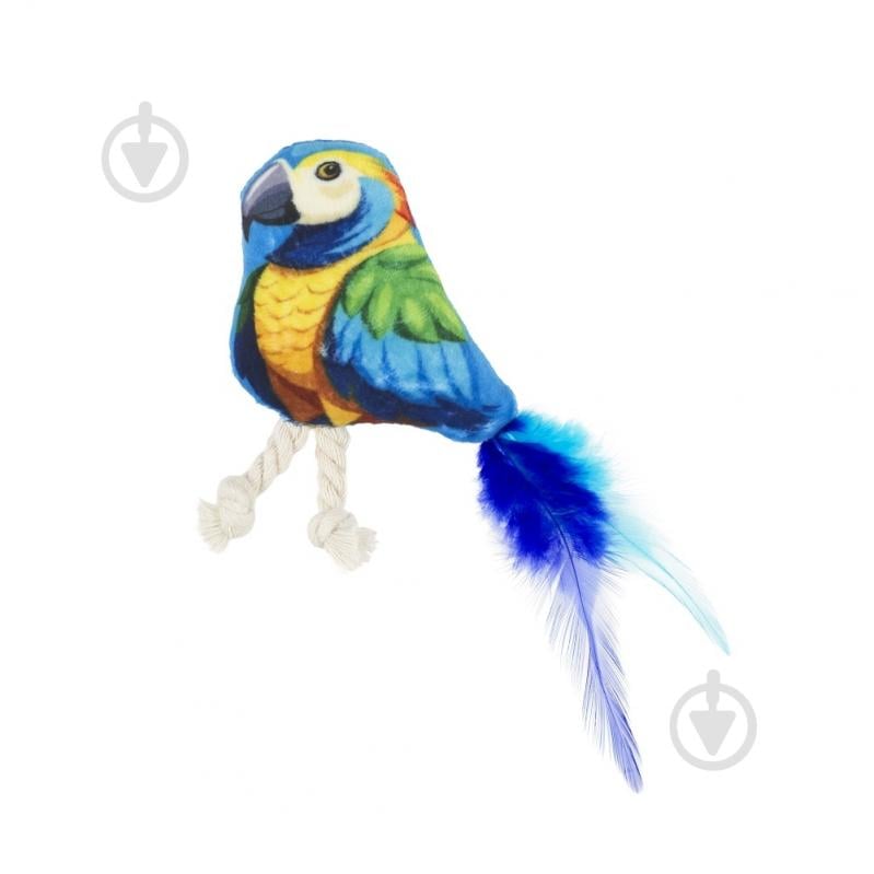 Іграшка для котів AnimAll Папуга з дзвіночком і ароматом м'яти 11 см різнокольоровий (184498) - фото 1 Іграшка для котів AnimAll Папуга з дзвіночком і ароматом м'яти 11 см різнокольоровий (184498) - фото 1