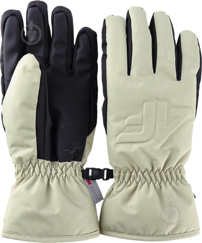 Варежки 4F GLOVES FNK F144 4FWAW24AFGLF144-44S р.XL /хаки - фото 1