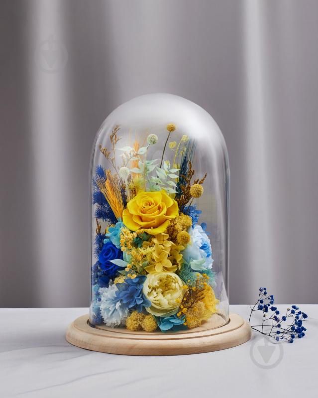 Цветочная композиция Floretta в колбе День Независимости M - фото 1