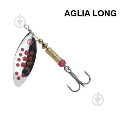 Блешня-обертова Fishing ROI 8 г Aglia Long 10 silver - фото 1