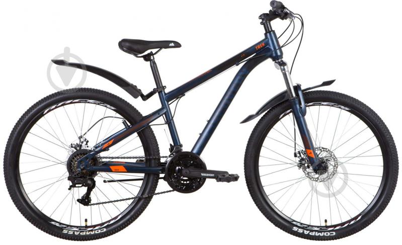 Велосипед Discovery 26" 13"(33 см) TREK OPS-DIS-26-473 синьо-чорний - фото 1