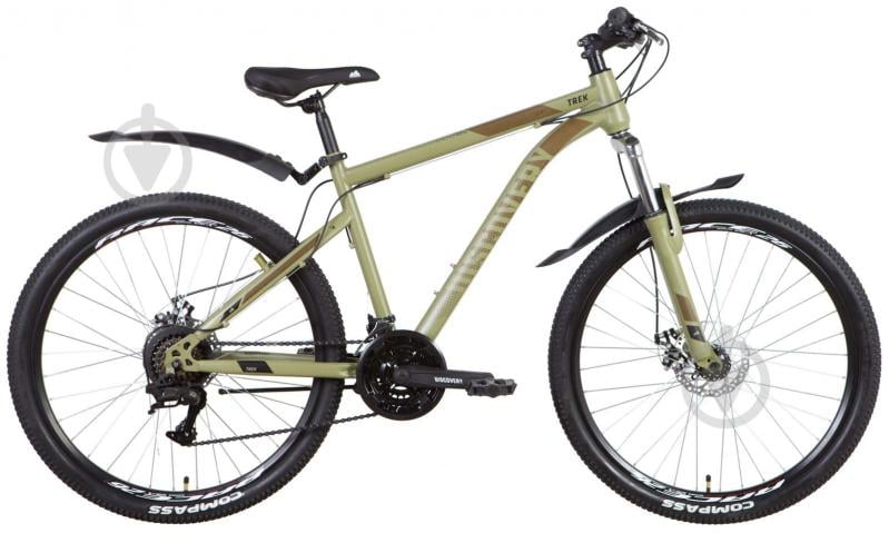 Велосипед Discovery 26" 13"(33 см) TREK OPS-DIS-26-474 хакі - фото 1