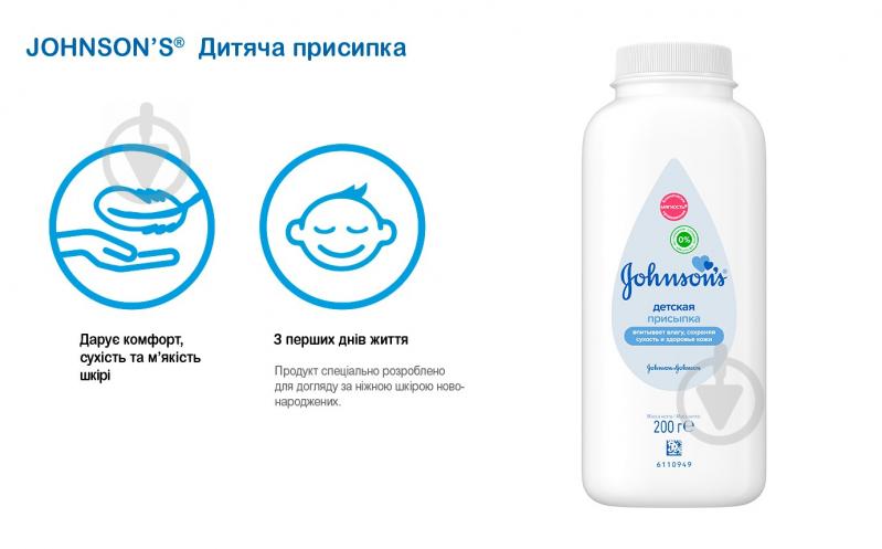 Присипка Johnson's Baby 200 г - фото 8