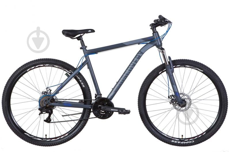 Велосипед Discovery 29" 19"(48 см) TREK OPS-DIS-29-123 сіро-синій - фото 1