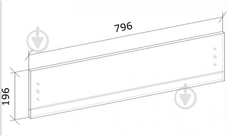 Дверь к шкафу Грейд ФЛЕКС ДСП 196х796х16 ммграфит - фото 2 Дверь к шкафу Грейд ФЛЕКС ДСП 196х796х16 ммграфит - фото 2