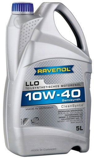 Моторное масло RAVENOL DLO 10W-40 5 л (RAV DLO SAE 10W40 5L) - фото 1