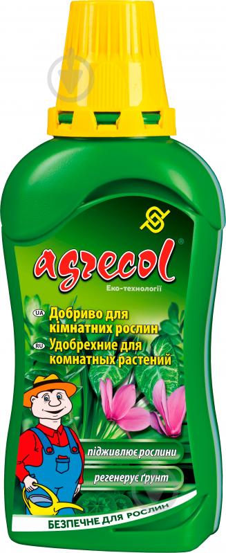 Добриво мінеральне Agrecol для кімнатних рослин 6-3-6 0,35 л - фото 1