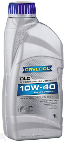 Моторне мастило RAVENOL DLO 10W-40 1 л (RAV DLO SAE 10W40 1L) - фото 1