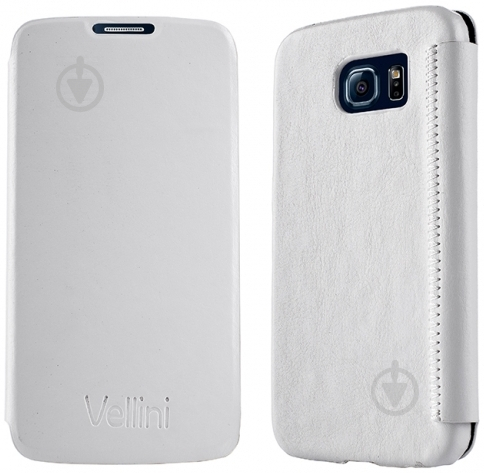 Чохол-книжка Vellini Book Style для Samsung Galaxy S6 G920 white (216967) - фото 1