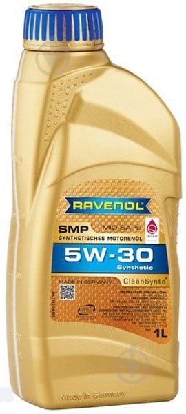 Моторне мастило RAVENOL RAV SMP 504/507 5W-30 4 л (RAV SMP 504/507 5W30 4L) - фото 1