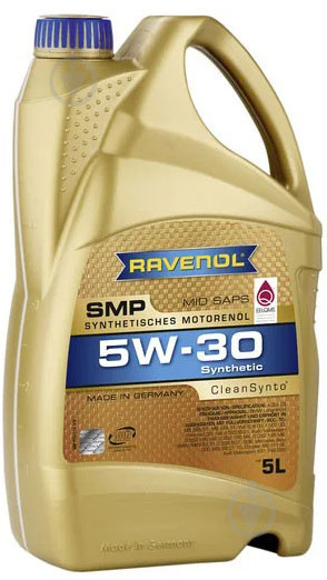 Моторне мастило RAVENOL RAV SMP 504/507 5W-30 5 л (RAV SMP 504/507 5W30 5L) - фото 1