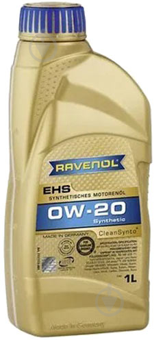 Моторное масло RAVENOL EHS 0W-20 1 л (RAV EHS SAE 0W20 1L) - фото 1