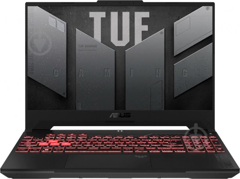 Ноутбук Asus TUF Gaming A15 FA507UI-LP064 15,6" (90NR0I65-M003A0) mecha gray - фото 1