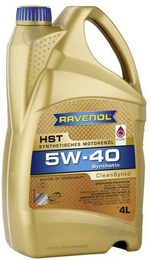 Моторне мастило RAVENOL HST 5W-40 4 л (RAV HST SAE 5W40 4L) - фото 1