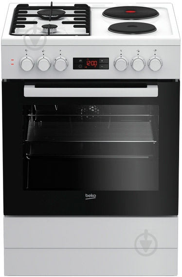 Плита комбинированная Beko FSE 64320 DW - фото 1