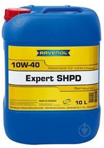 Моторне мастило RAVENOL RAV EXPT SHPD 10W-40 10 л (RAV EXPT SHPD 10W40 10L) - фото 1