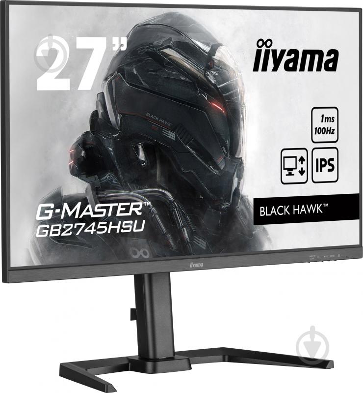 Монитор Iiyama G-Master Black Hawk 27" (GB2745HSU-B1) - фото 3