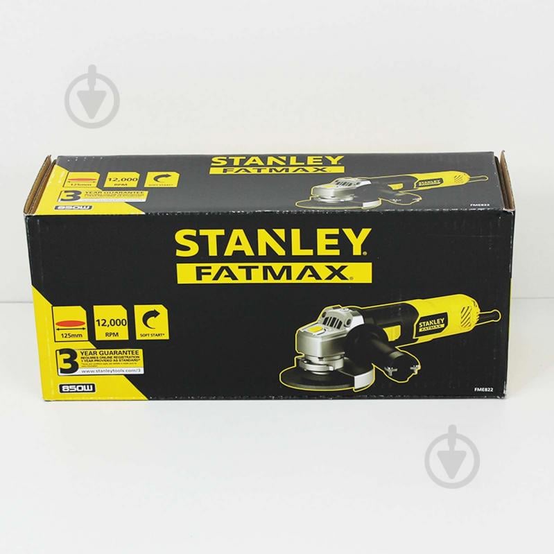 Болгарка (кутова шліфмашина) Stanley FatMax FatMax FME822 - фото 3