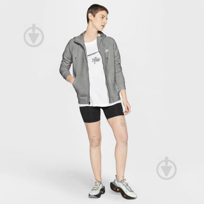 Джемпер Nike W NSW ESSNTL FLC FZ HOODIE BV4122-063 р. L сірий - фото 5