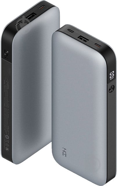 Повербанк ZMI NO20 25000 mAh grey (818106) QB826G - фото 2