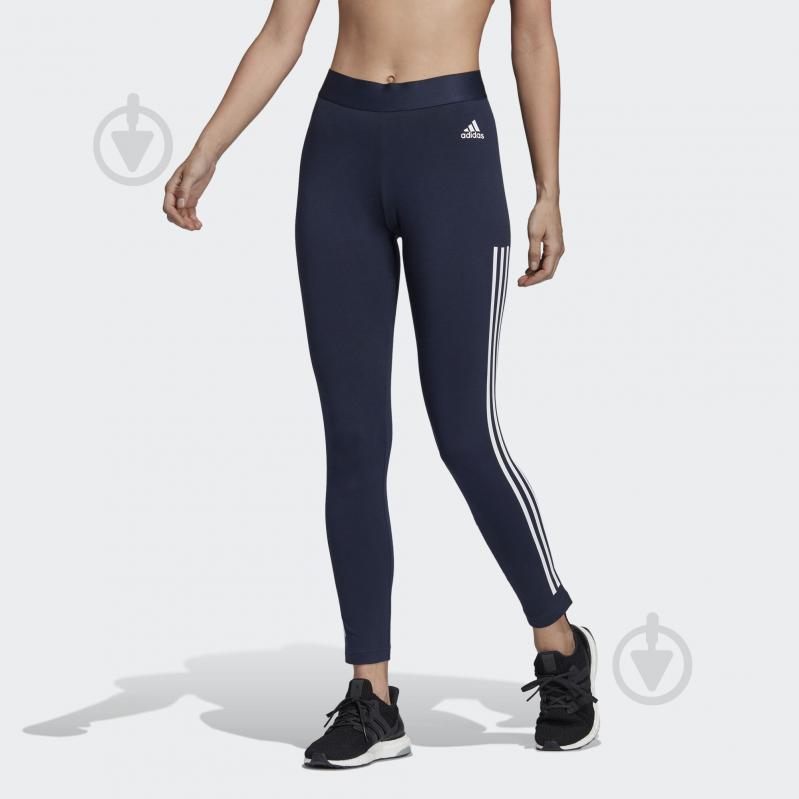 Лосини Adidas W MH 3S TIGHT DU0008 р.M темно-синій - фото 3 Лосини Adidas W MH 3S TIGHT DU0008 р.M темно-синій - фото 3