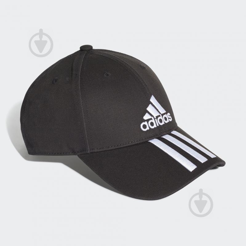 Кепка Adidas 6P 3S CAP COTTO DU0196 OSFY чорний - фото 3