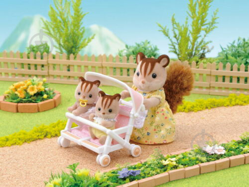 Ігровий набір Sylvanian Families Дитячий візок для двійні 2920 - фото 4