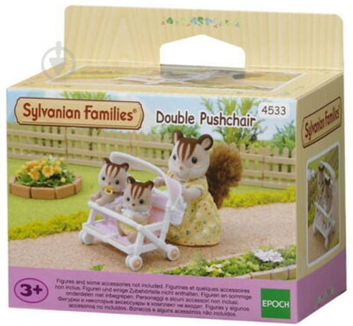 Ігровий набір Sylvanian Families Дитячий візок для двійні 2920 - фото 2