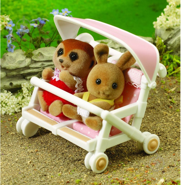 Игровой набор Sylvanian Families Детская коляска для двойни 2920 - фото 6