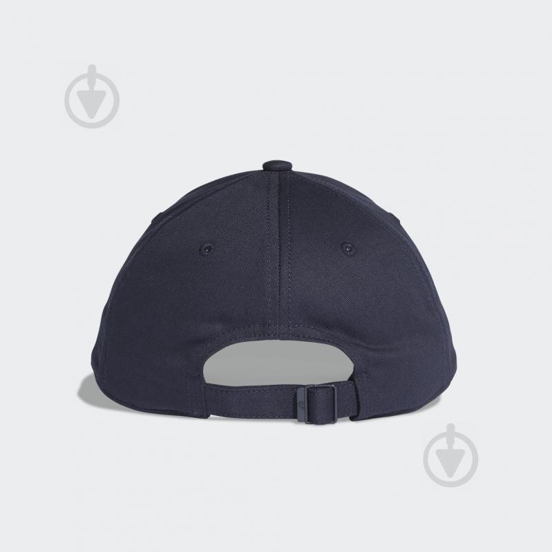 Бейсболка Adidas 6P 3S CAP COTTO DU0198 OSFY темно-синий - фото 2