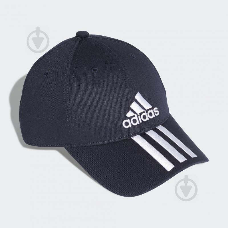 Бейсболка Adidas 6P 3S CAP COTTO DU0198 OSFY темно-синій - фото 3