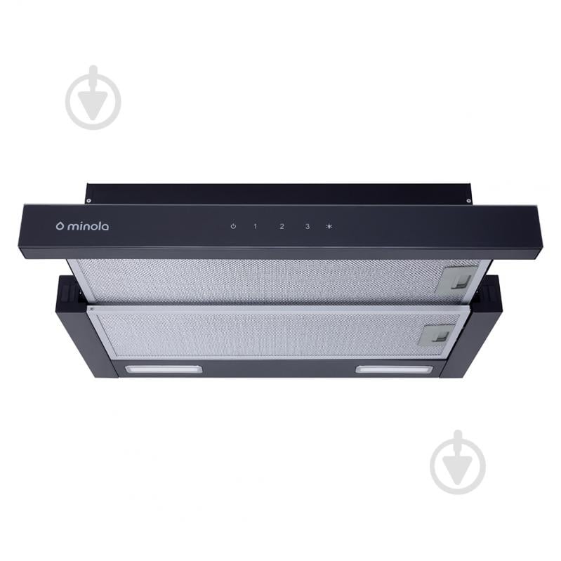 Вытяжка Minola HTLS 6235 BL 700 LED телескопическая - фото 1