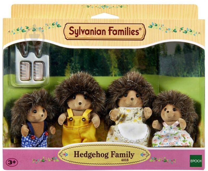 Игровой набор Sylvanian Families Семья Ежиков 4018 - фото 1