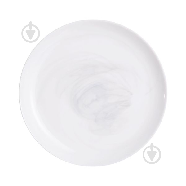 Тарілка обідня Luminarc DIWALI MARBLE WHITE 25 см - фото 1 Тарілка обідня Luminarc DIWALI MARBLE WHITE 25 см - фото 1