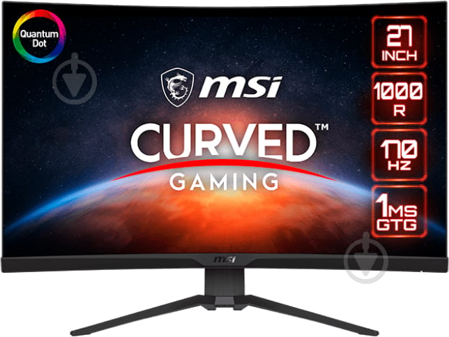 Монитор MSI 27" (MAG 275CQRF QD) - фото 1