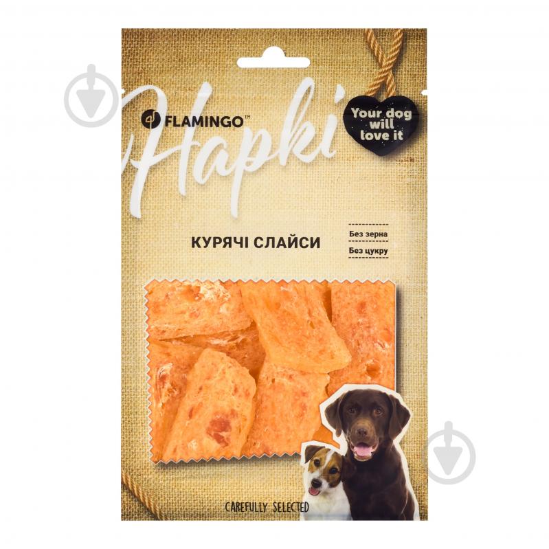 Ласощі слайси з м'ясом курки для собак 75 г - фото 1 Ласощі слайси з м'ясом курки для собак 75 г - фото 1