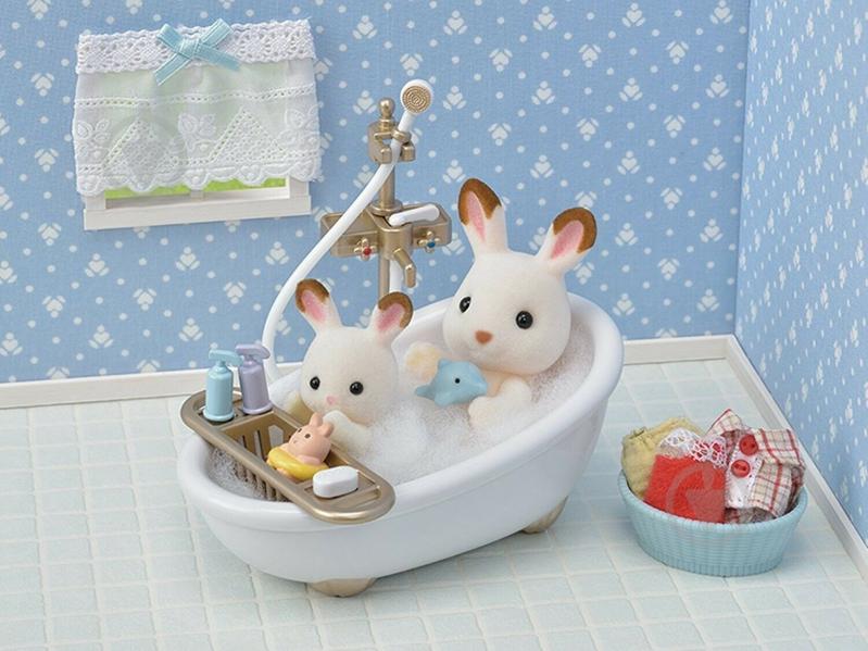 Игровой набор Sylvanian Families Ванная комната - фото 4