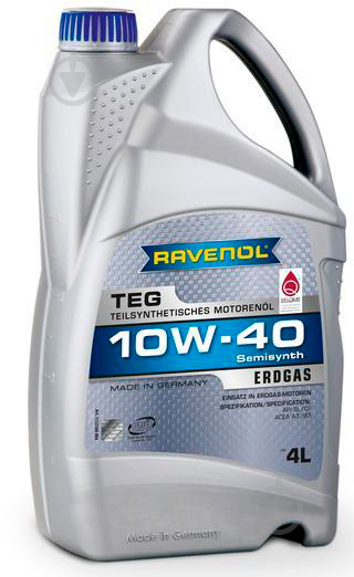 Моторное масло RAVENOL TEG 10W-40 4 л (RAV TEG 10W-40 4L) - фото 1