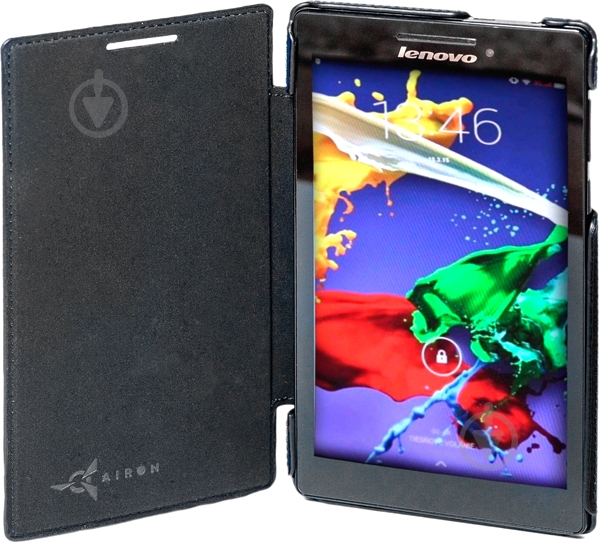 Чехол AIRON Lenovo Tab 2 A7 black - фото 2
