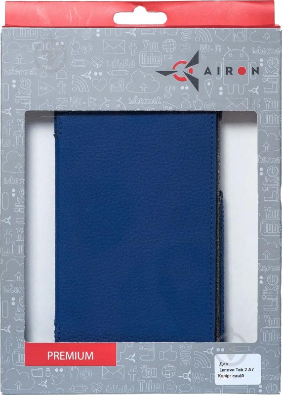 Чехол AIRON Lenovo Tab 2 A7 blue - фото 5