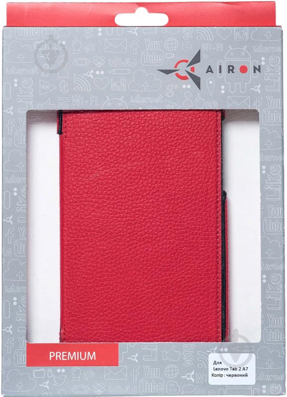 Чохол AIRON Lenovo Tab 2 A7 red - фото 5 Чохол AIRON Lenovo Tab 2 A7 red - фото 5