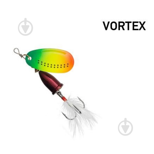Блесна-вертушка Fishing ROI 5 г Vortex 47 green - фото 1