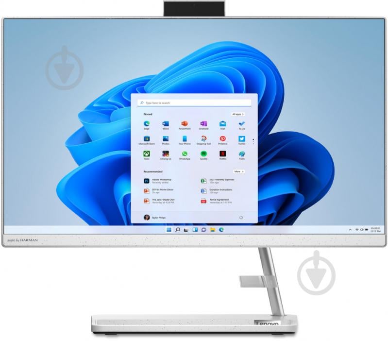 Моноблок Lenovo IdeaCentre AIO 3 22IAP7 21,5" (F0GG006AUA) white - фото 1