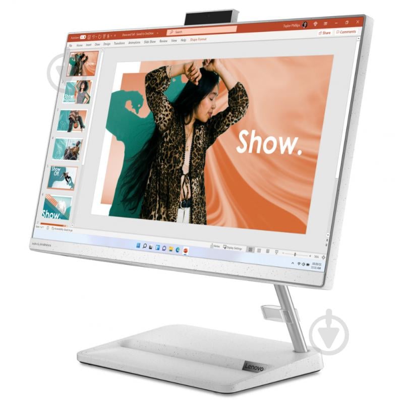 Моноблок Lenovo IdeaCentre AIO 3 22IAP7 21,5" (F0GG006AUA) white - фото 3