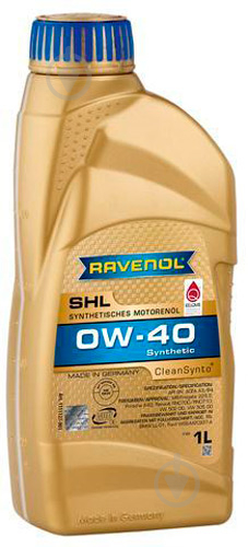 Моторне мастило RAVENOL SHL 0W-40 1 л (RAV SHL 0W-40 1L) - фото 1