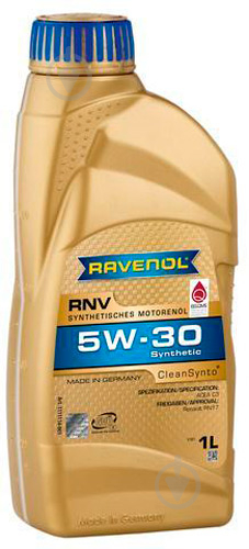 Моторное масло RAVENOL RNV 5W-30 1 л (RAV RNV 5W30 1L) - фото 1