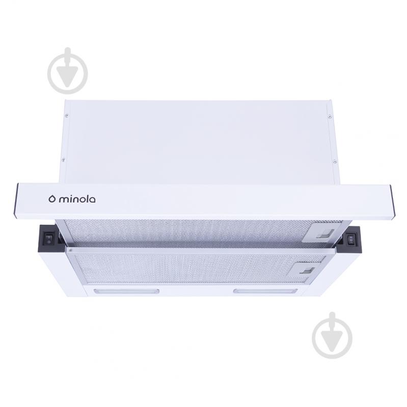 Вытяжка Minola HTL 6915 WH 1300 LED телескопическая - фото 1 Вытяжка Minola HTL 6915 WH 1300 LED телескопическая - фото 1